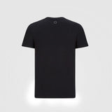 Mercedes-AMG Petronas F1 T-Shirt Homme Large Logo Noir