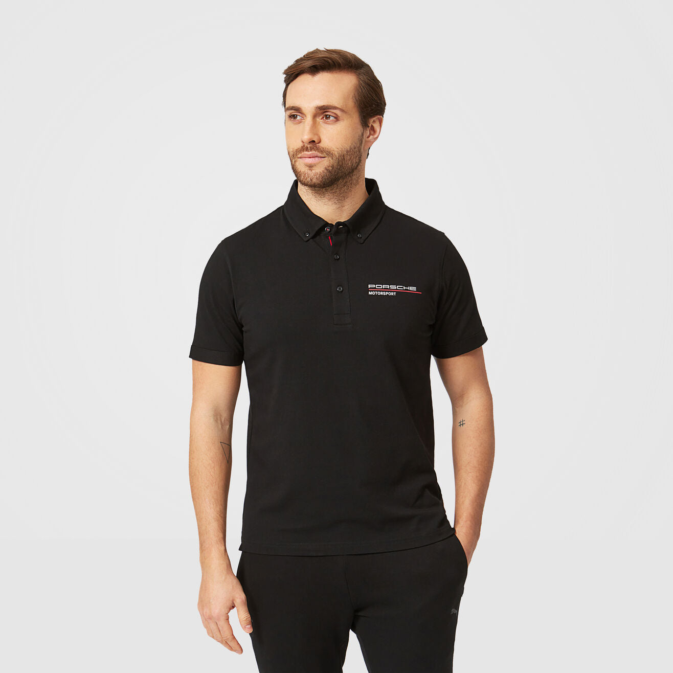 Porsche Motorsport Polo Homme Noir