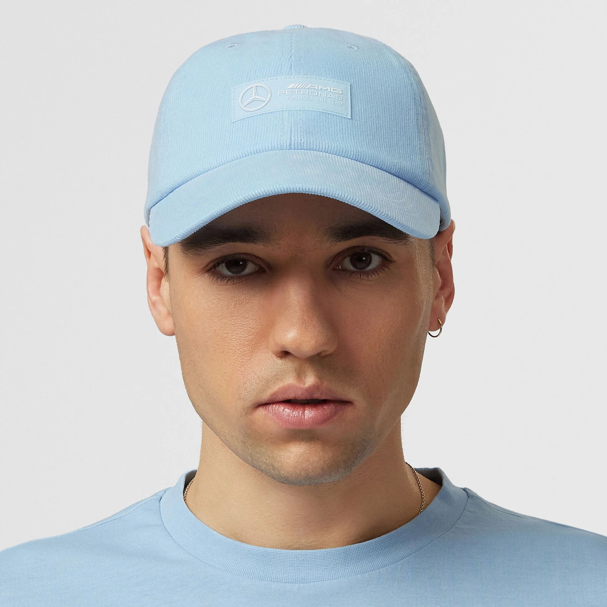 Mercedes-AMG Casquette Rétro en Velours Blue