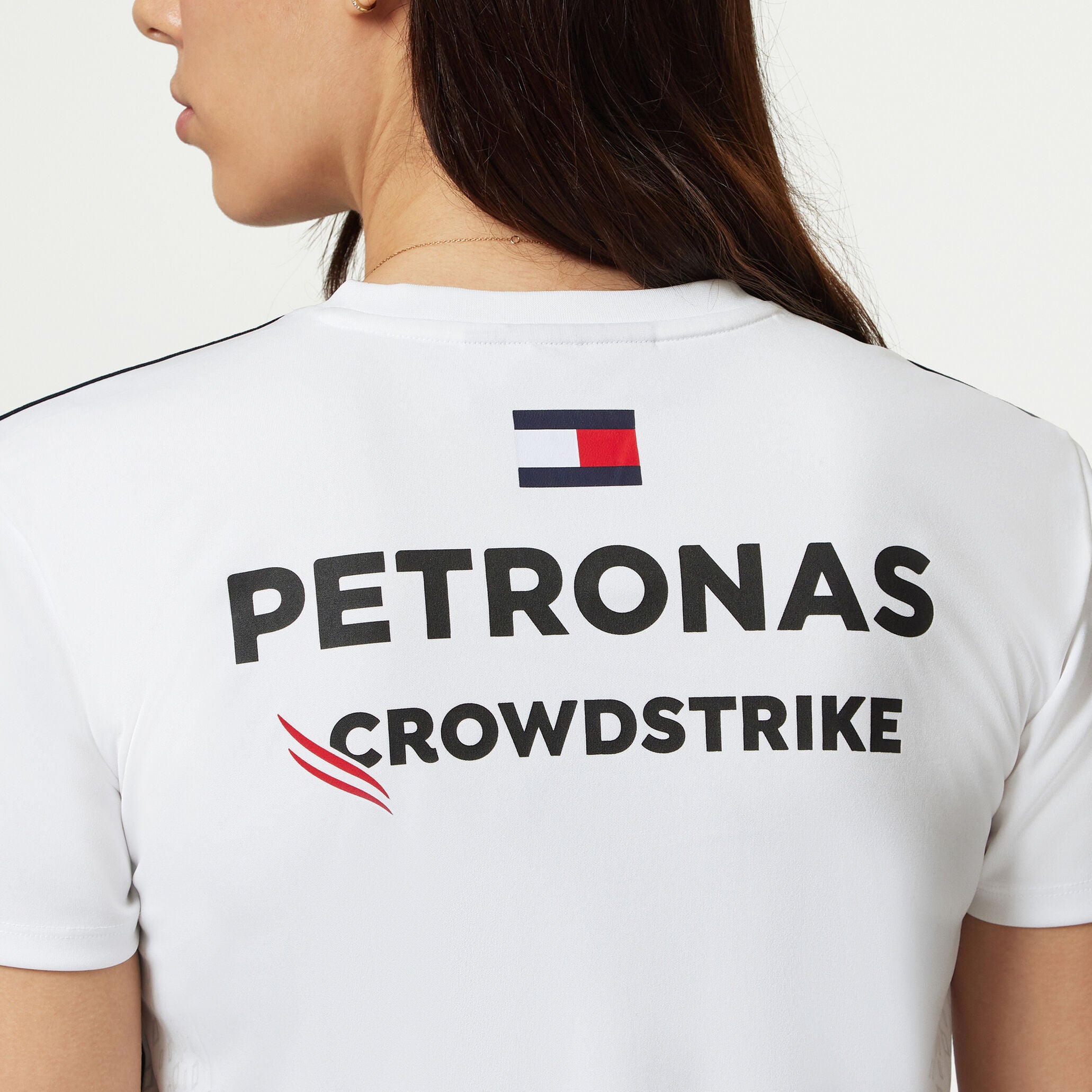 Tommy Hilfiger T-shirt d'équipe Mercedes-AMG F1 pour femme blanc
