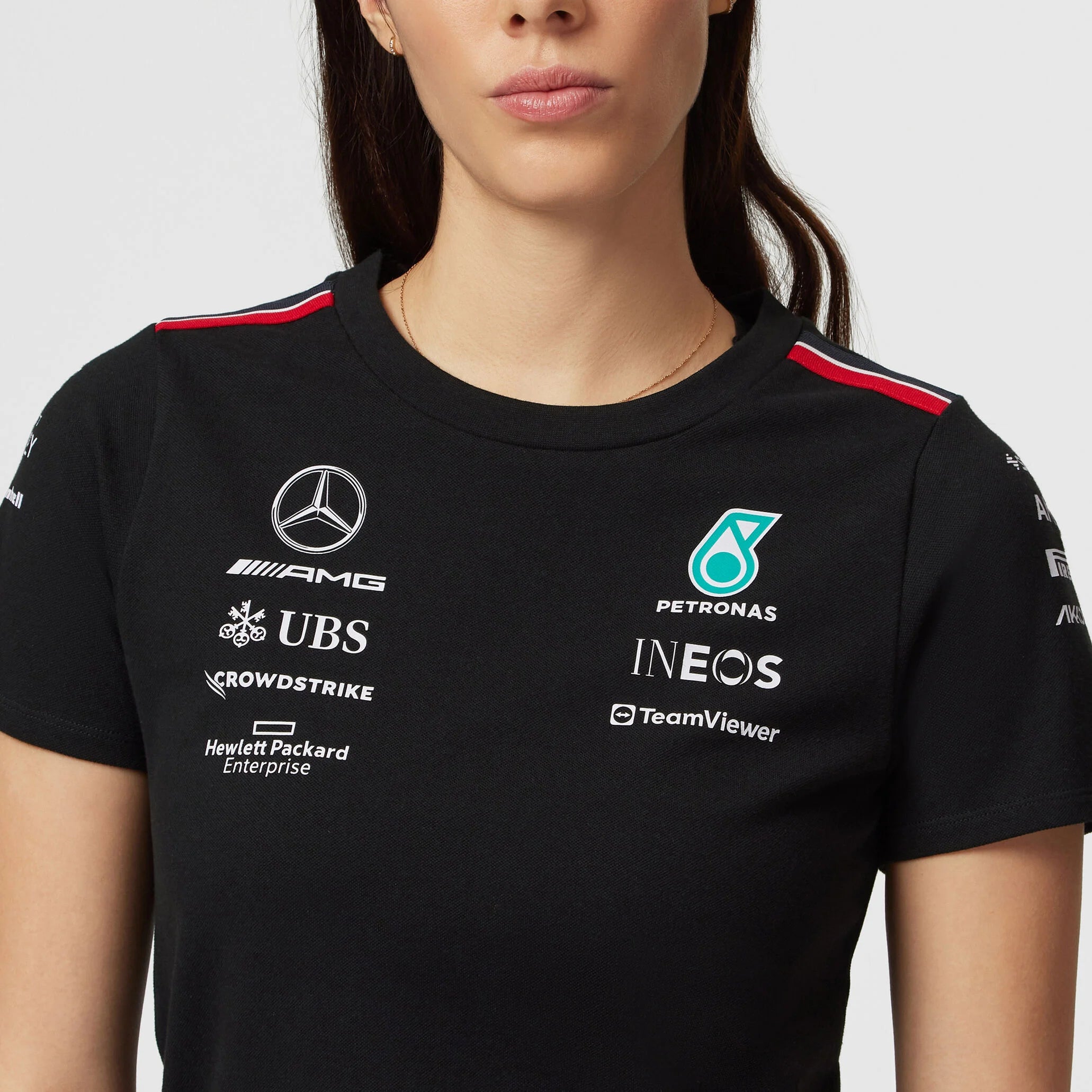Tommy Hilfiger Robe T-shirt d'équipe Mercedes-AMG F1 pour femme
