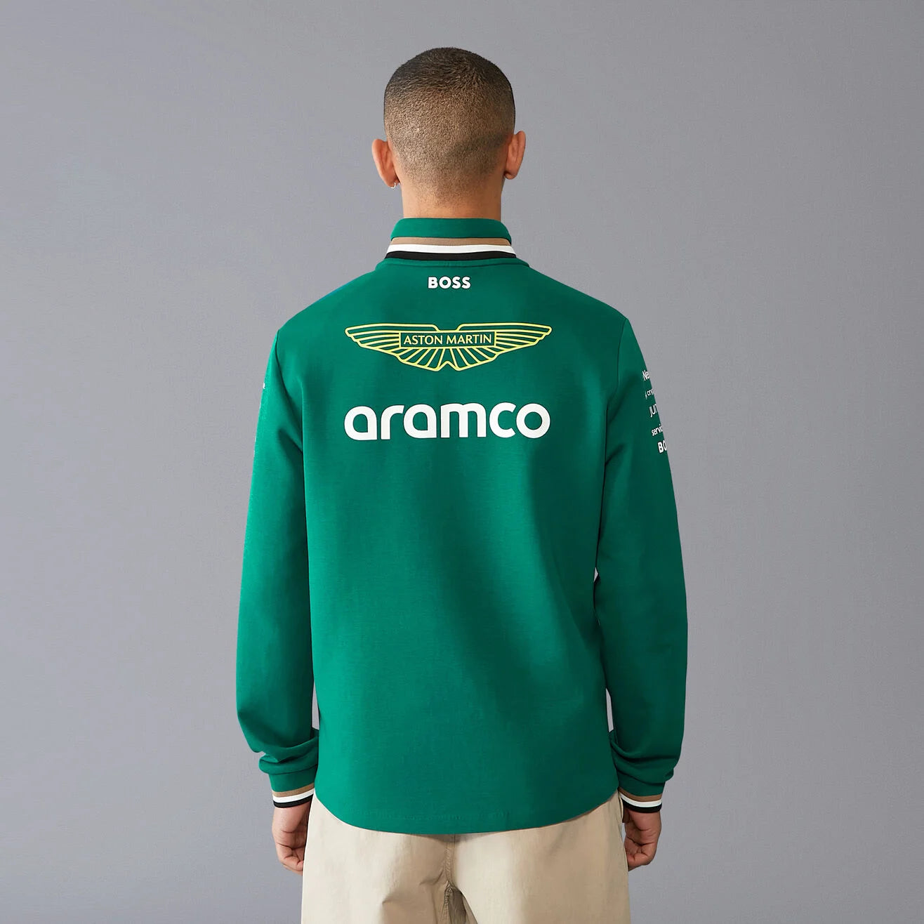 Aston Martin F1 Team Pull Quart de Zip Homme Vert