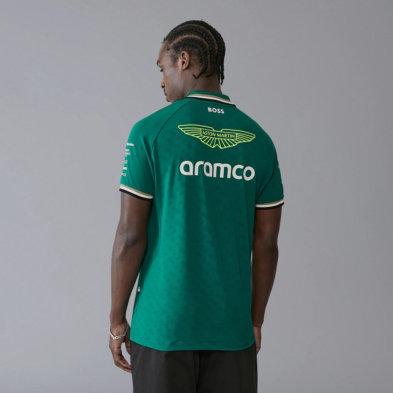 Aston Martin F1 Team Polo Homme Vert