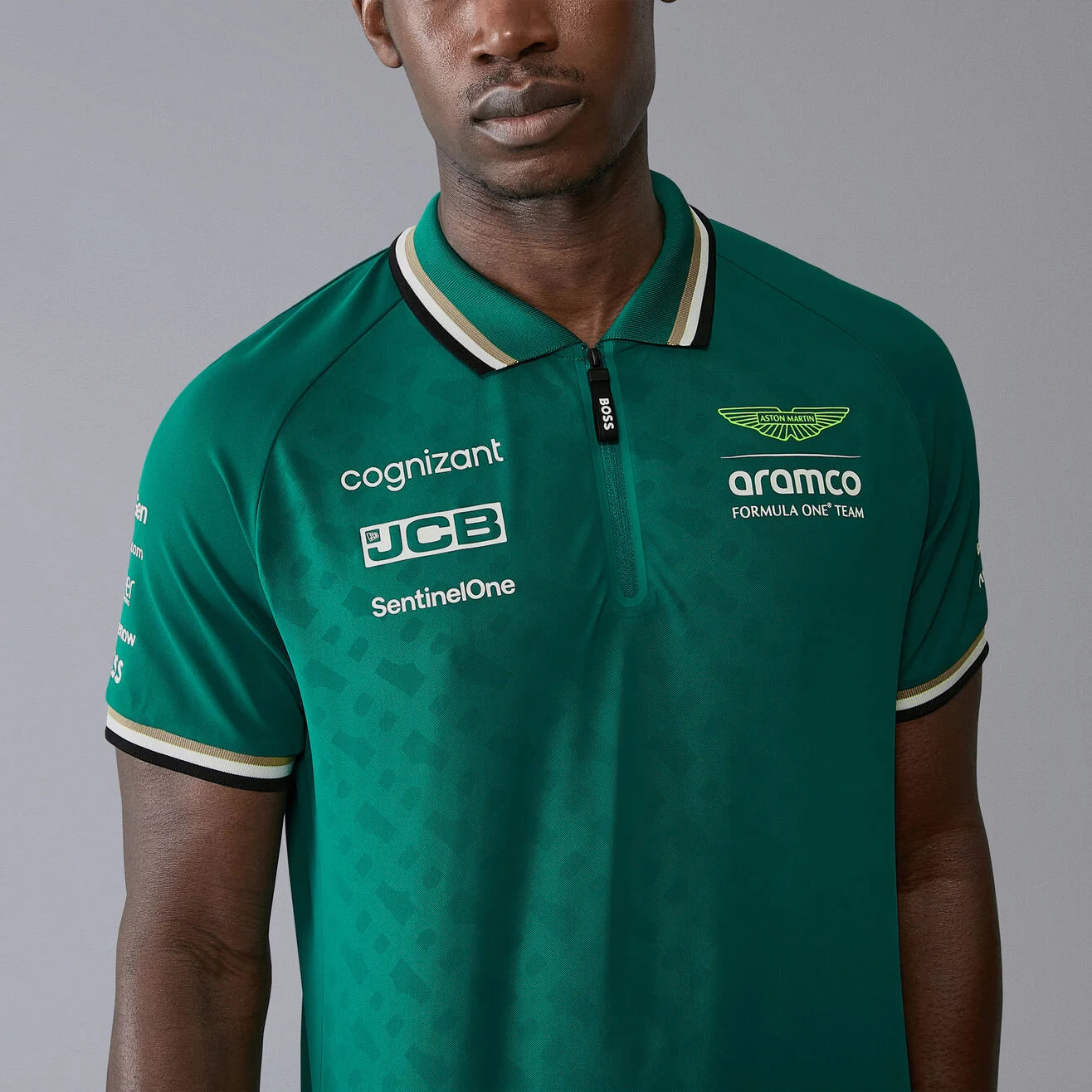 Aston Martin F1 Team Polo Homme Vert