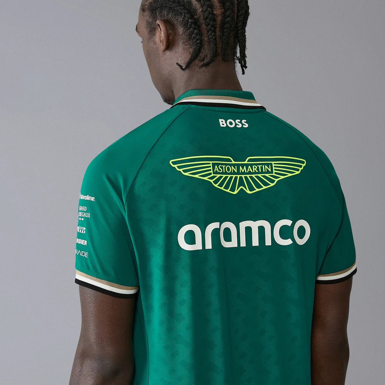 Aston Martin F1 Team Polo Homme Vert