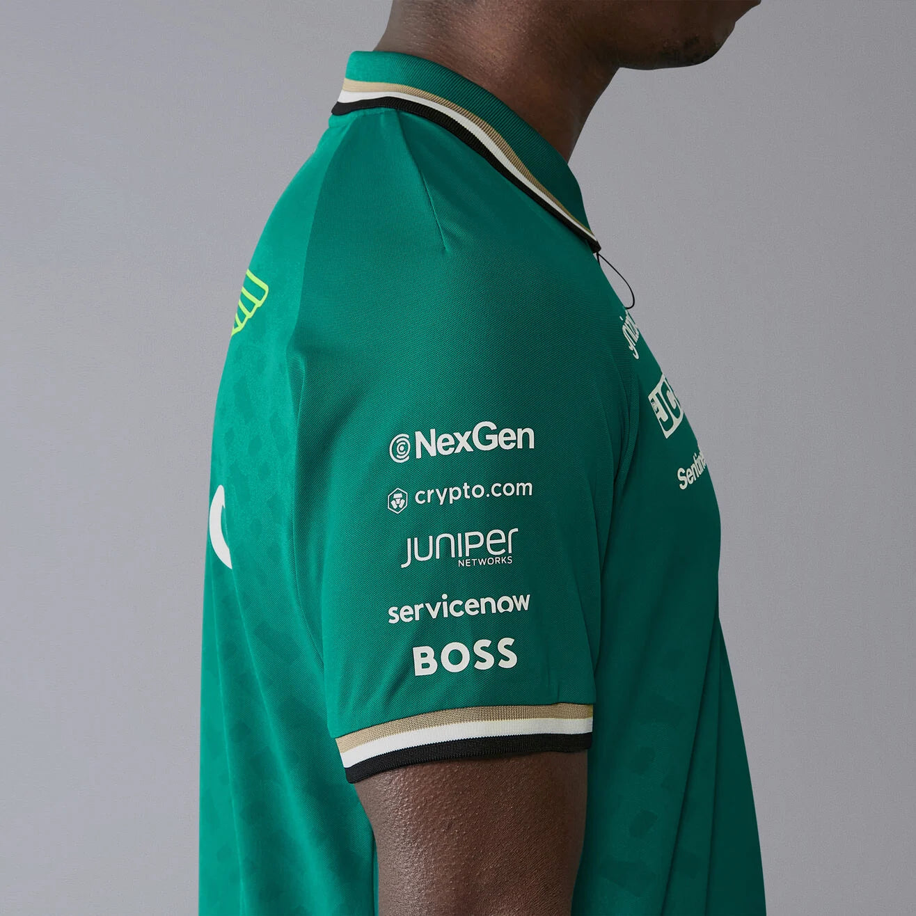 Aston Martin F1 Team Polo Homme Vert