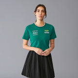 Aston Martin F1 Team T-Shirt Vert Femme