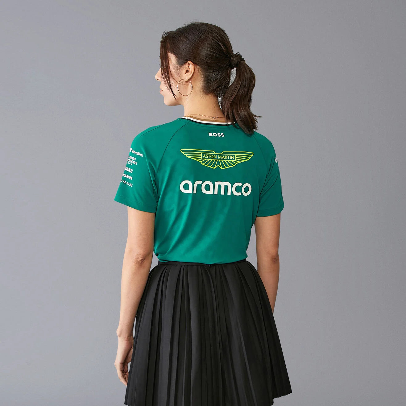 Aston Martin F1 Team T-Shirt Vert Femme