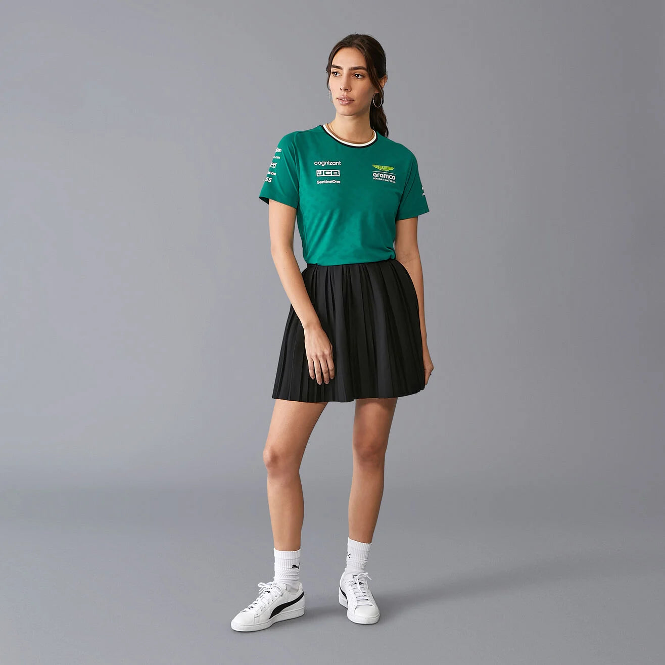 Aston Martin F1 Team T-Shirt Vert Femme