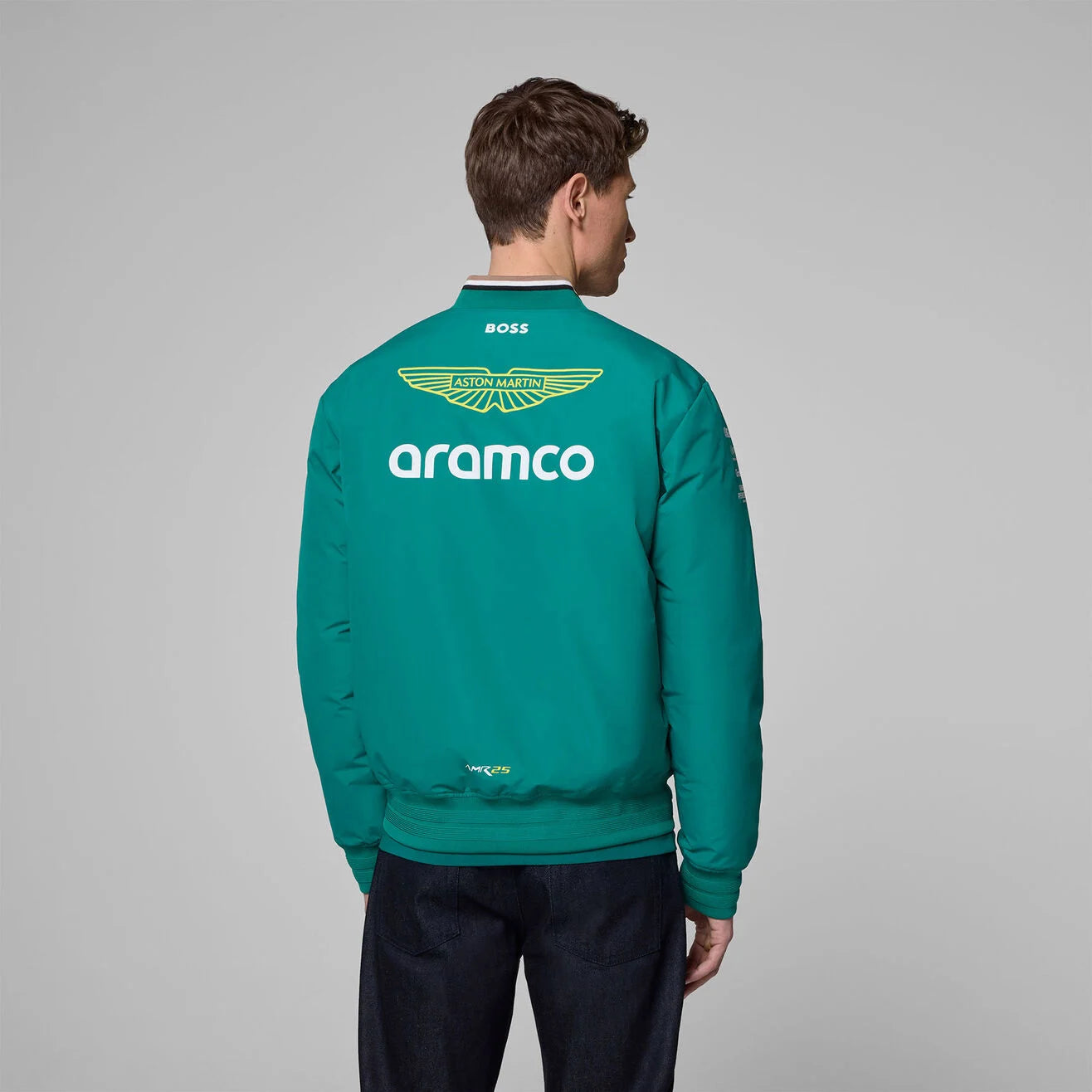 Aston Martin F1 Team Veste Bomber Unisexe Verte