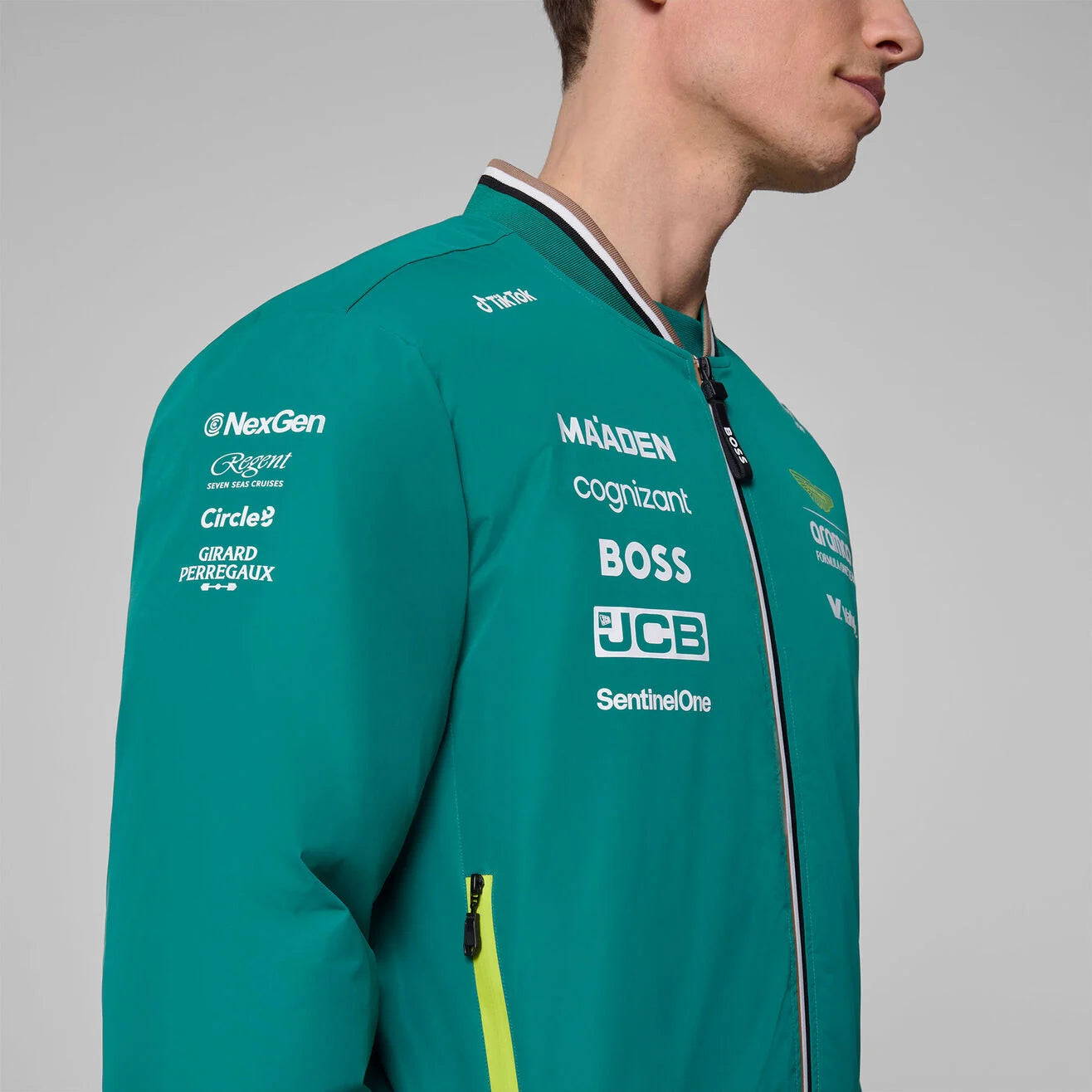 Aston Martin F1 Team Veste Bomber Unisexe Verte