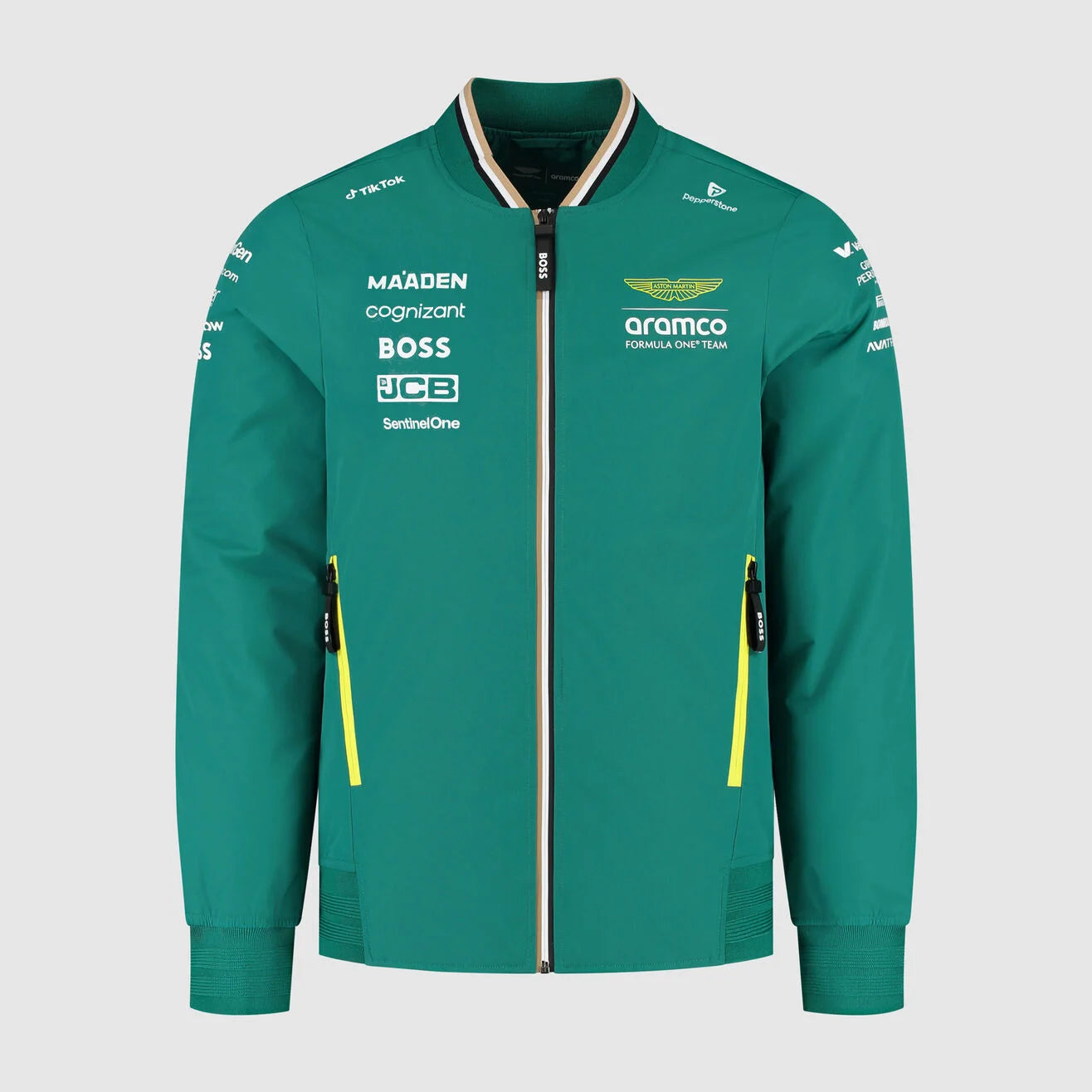 Aston Martin F1 Team Veste Bomber Unisexe Verte