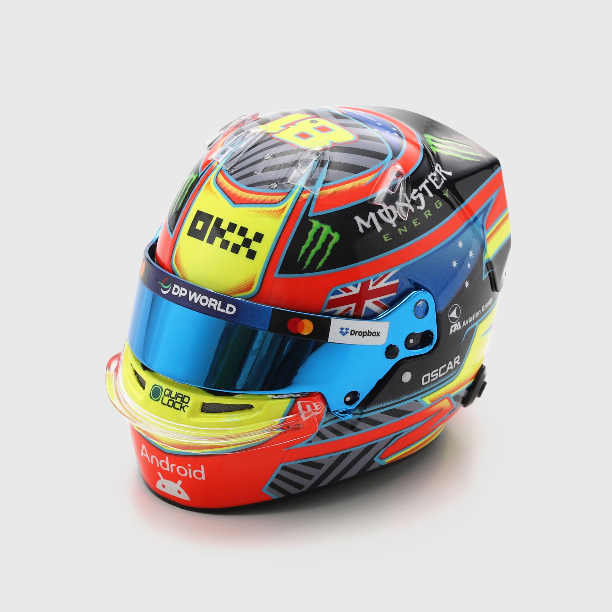 Casque Miniature 1:2 McLaren Oscar Piastri 2025