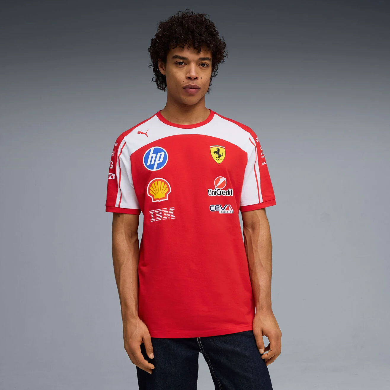 Puma T-Shirt d'Équipe Scuderia Ferrari Homme