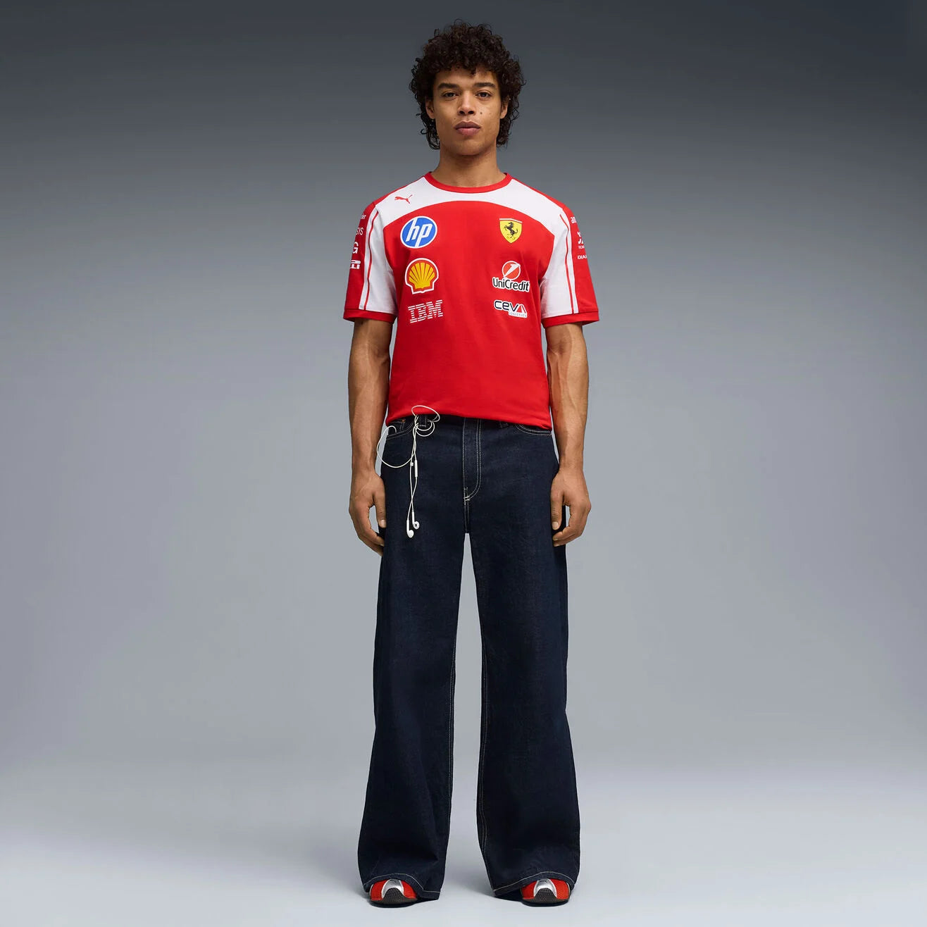 Puma T-Shirt d'Équipe Scuderia Ferrari Homme