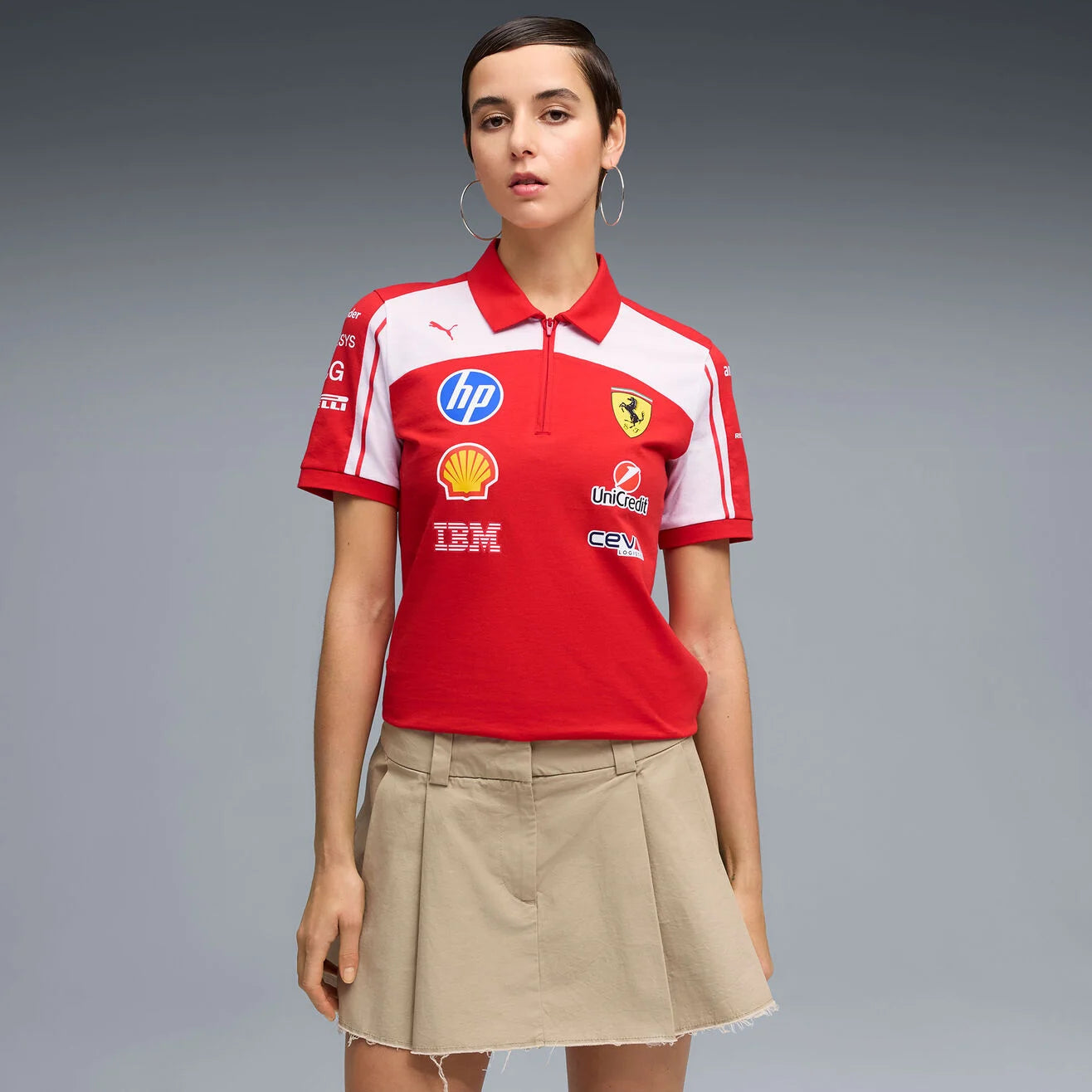 Puma Polo d'Équipe Scuderia Ferrari Femme