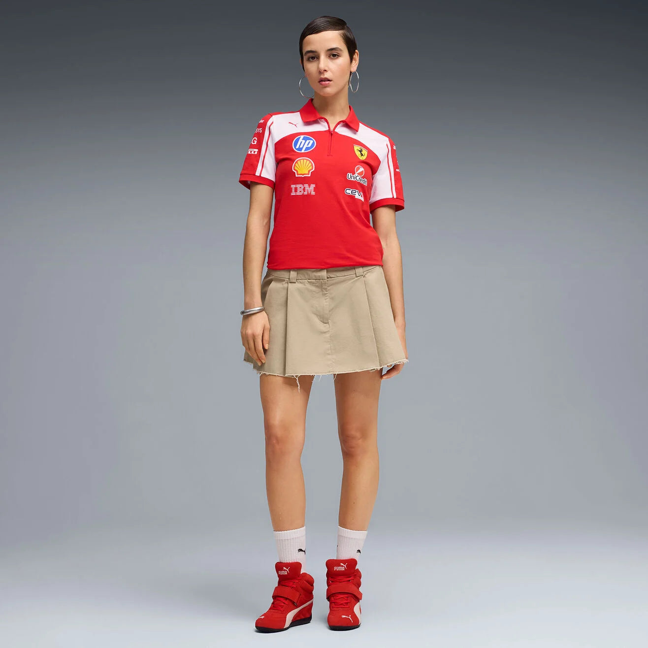 Puma Polo d'Équipe Scuderia Ferrari Femme