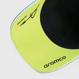 Aston Martin Casquette Fernando Alonso Lime