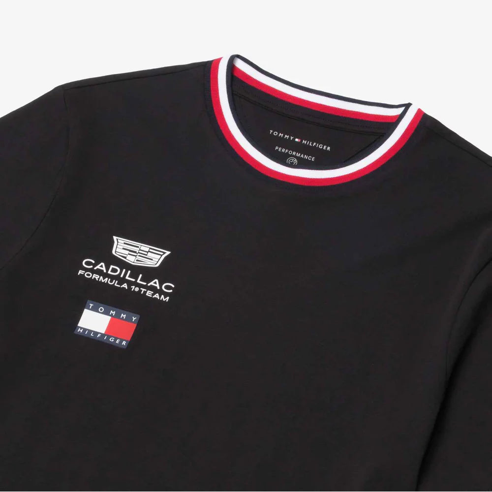 T-shirt Cadillac F1 Team × Tommy Hilfiger Noir