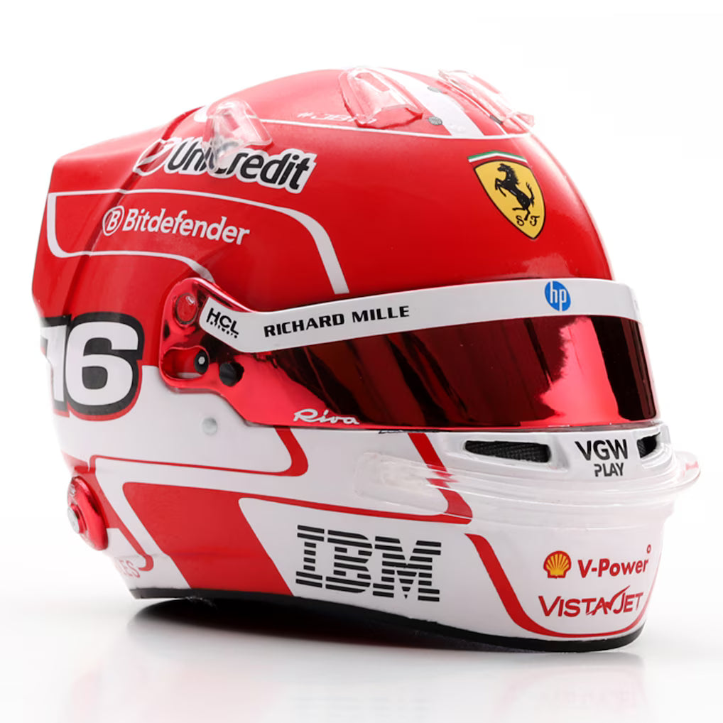 Ferrari Formule 1 Mini Casque 1:5 — Charles Leclerc