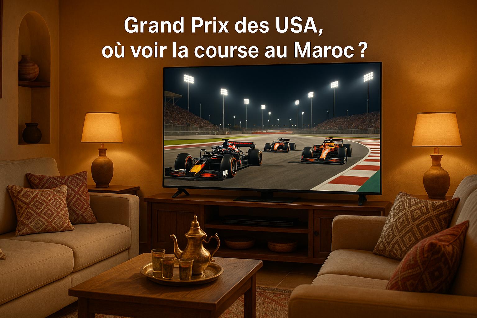 Grand Prix des USA, où voir la course au Maroc ?