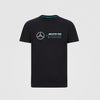 Mercedes-AMG Petronas F1 T-Shirt Homme Large Logo Noir