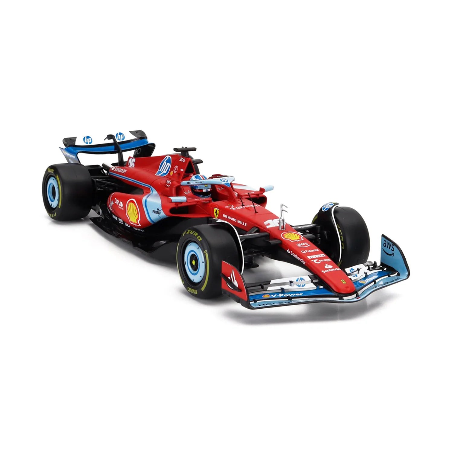 Bburago F1 SF24 Charles Leclerc #16 SIGNATURE SPECIAL EDITION MIAMI 2024 Scale 1:43