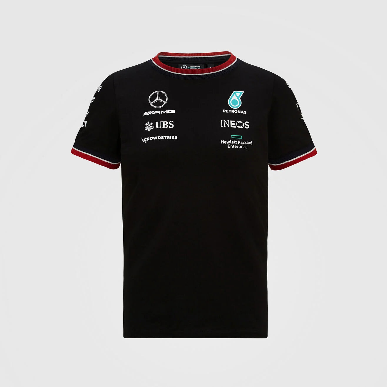 Mercedes-AMG Petronas F1 T-Shirt Driver Noir Enfant