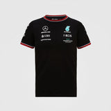 Mercedes-AMG Petronas F1 T-Shirt Driver Noir Enfant