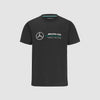Mercedes-AMG Petronas F1 T-Shirt Large Logo Noir Enfant