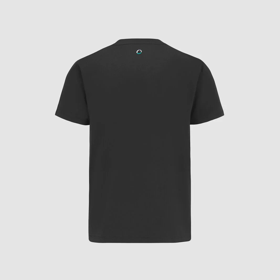 Mercedes-AMG Petronas F1 T-Shirt Large Logo Noir Enfant