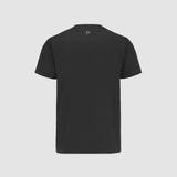 Mercedes-AMG Petronas F1 T-Shirt Large Logo Noir Enfant