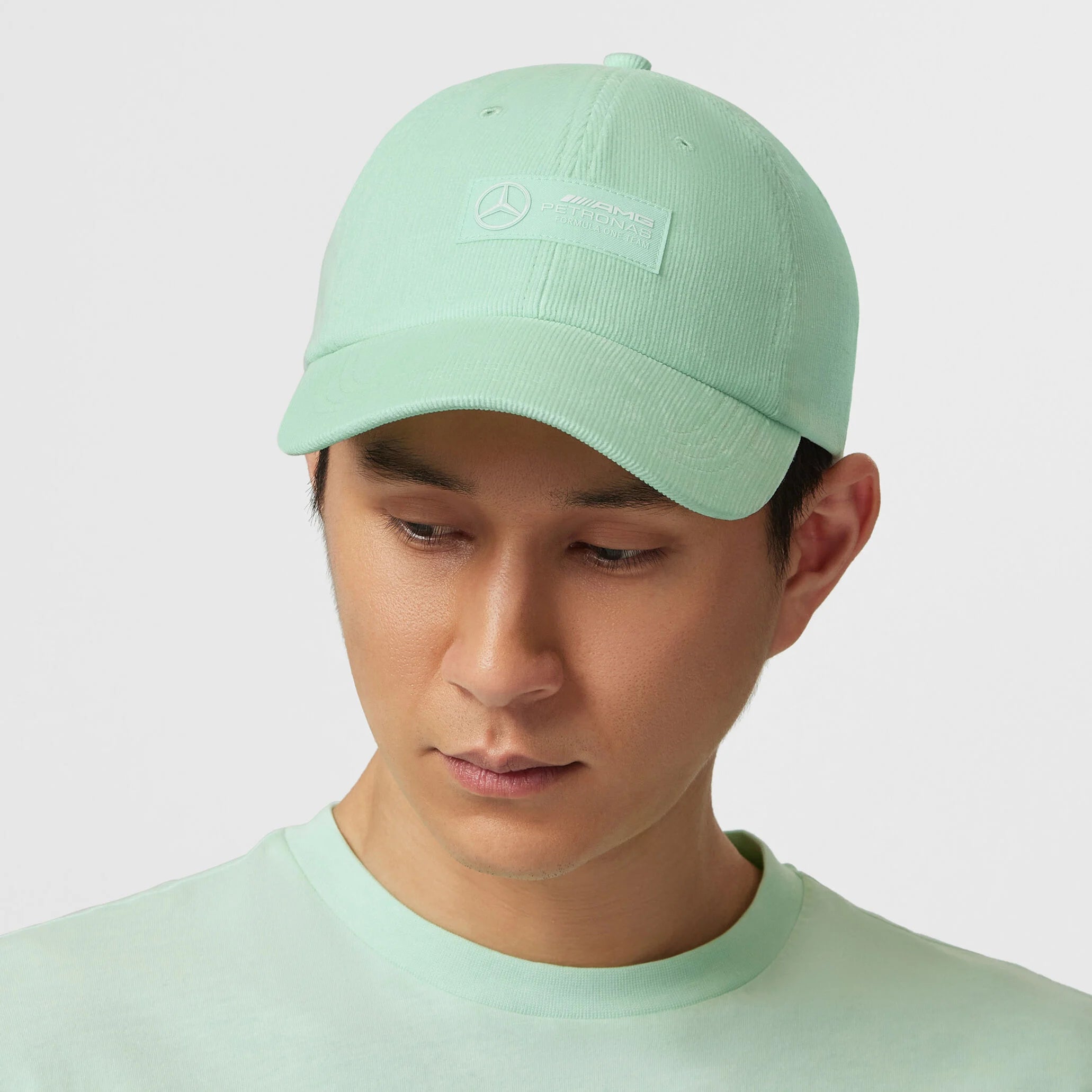 Mercedes-AMG Casquette Rétro en Velours Mint