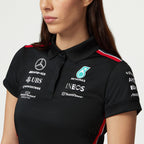 Tommy Hilfiger x Mercedes Polo d'équipe Femme noir