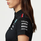 Tommy Hilfiger x Mercedes Polo d'équipe Femme noir