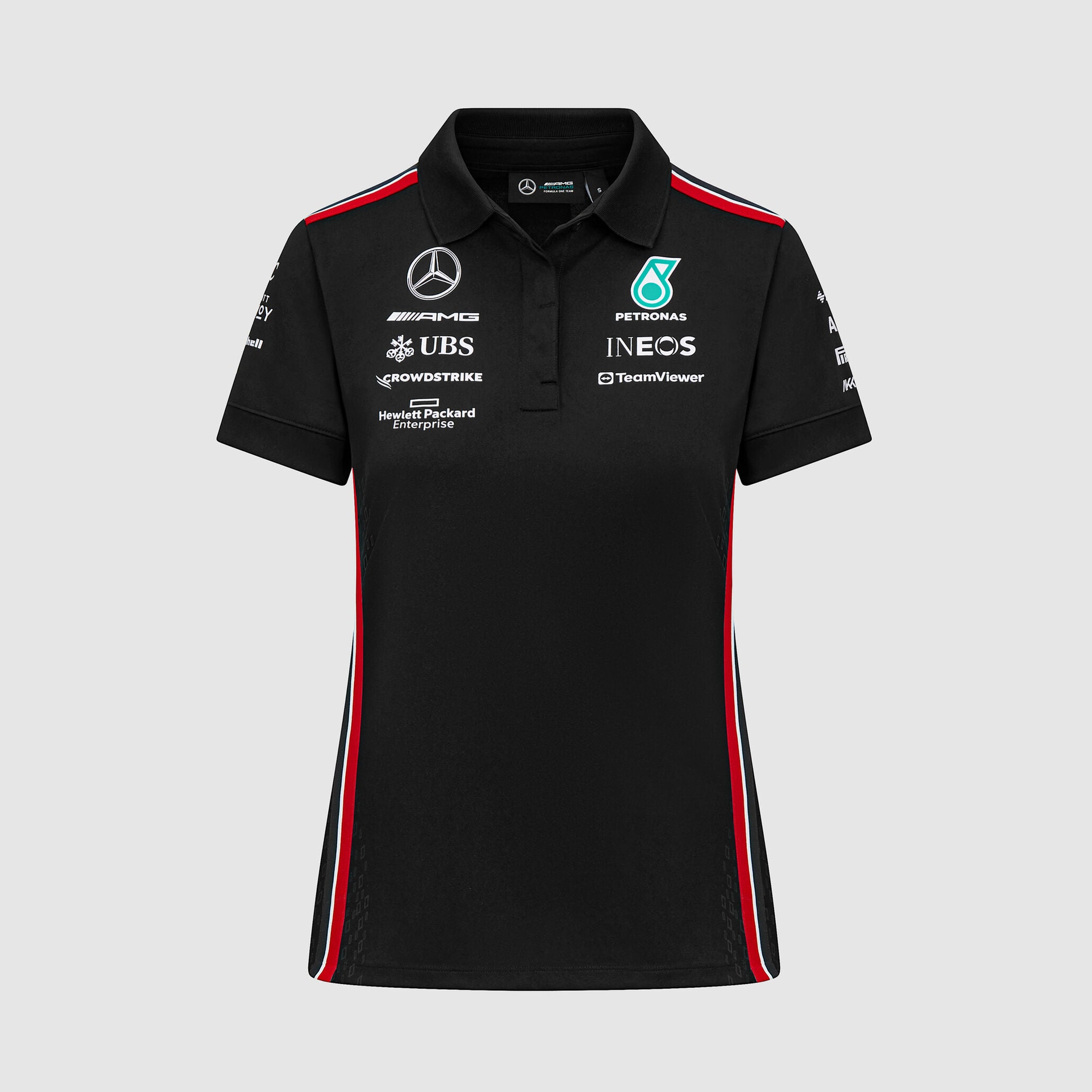 Tommy Hilfiger x Mercedes Polo d'équipe Femme noir