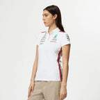 Tommy Hilfiger x Mercedes Polo d'équipe Femme blanc