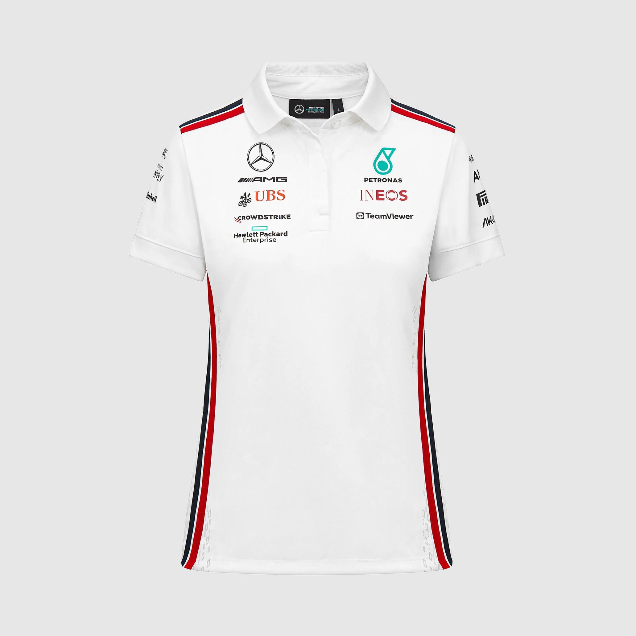 Tommy Hilfiger x Mercedes Polo d'équipe Femme blanc