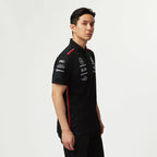 Tommy Hifliger Polo d'équipe Mercedes-AMG F1 noir