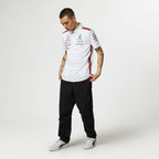 Tommy Hifliger Polo d'équipe Mercedes-AMG F1 blanc