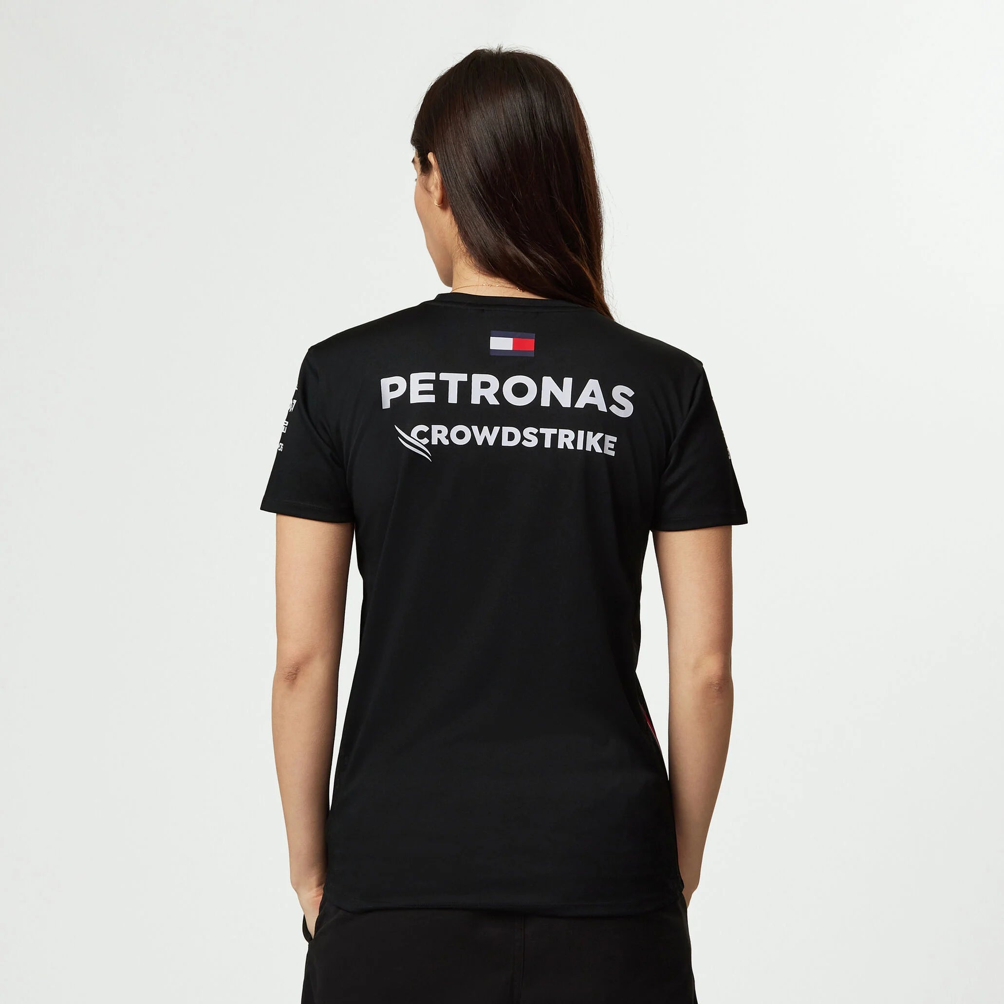 Tommy Hilfiger T-shirt d'équipe Mercedes-AMG F1 pour femme noir