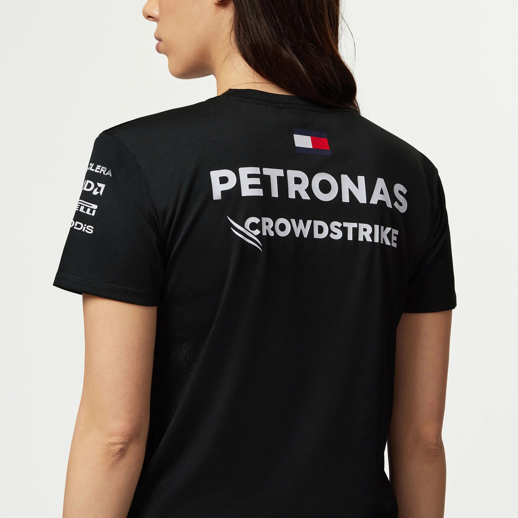 Tommy Hilfiger T-shirt d'équipe Mercedes-AMG F1 pour femme noir