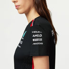 Tommy Hilfiger T-shirt d'équipe Mercedes-AMG F1 pour femme noir