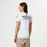 Tommy Hilfiger T-shirt d'équipe Mercedes-AMG F1 pour femme blanc