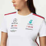 Tommy Hilfiger T-shirt d'équipe Mercedes-AMG F1 pour femme blanc