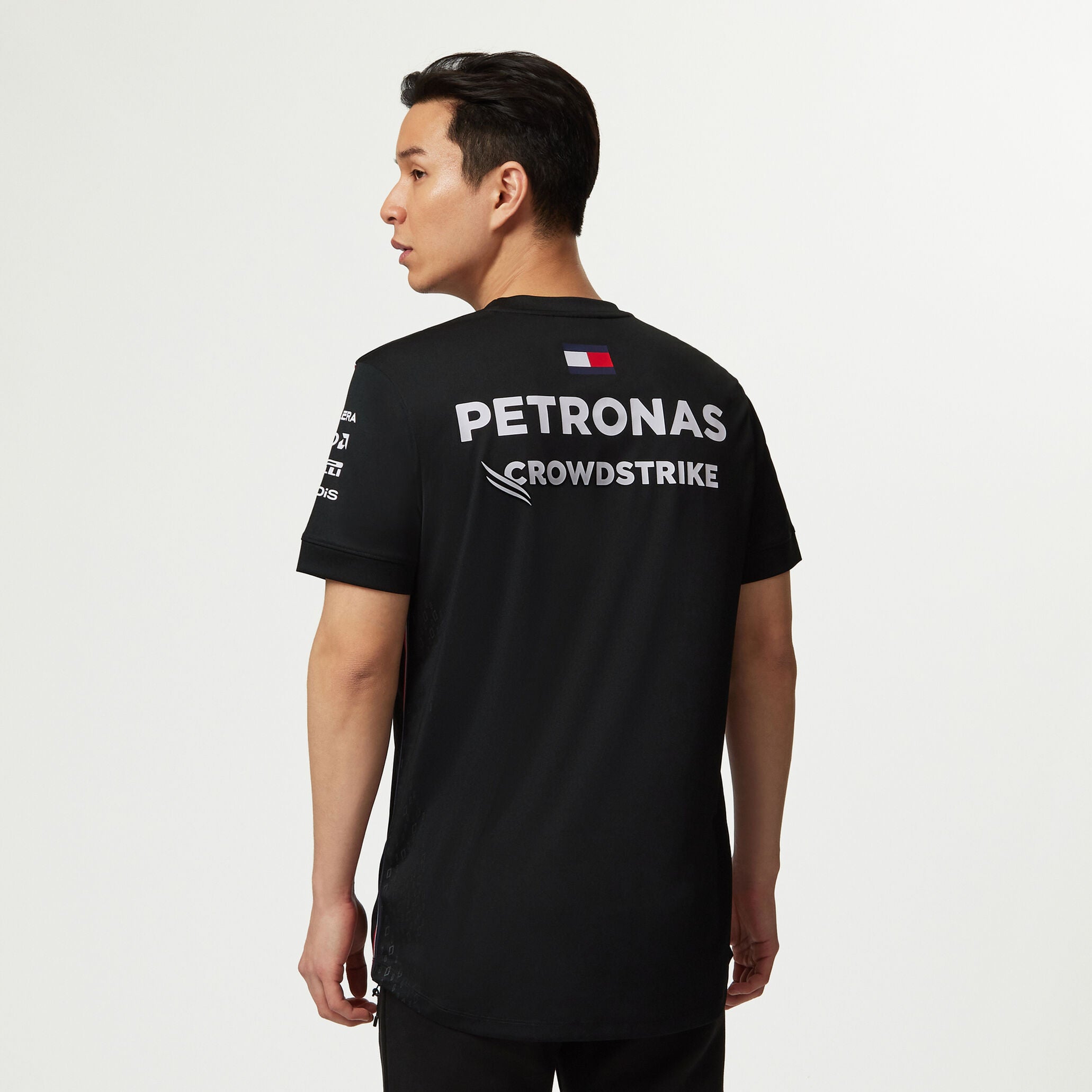 Tommy Hilfiger T-shirt d'équipe Mercedes-AMG F1 Noir