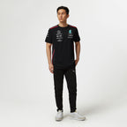 Tommy Hilfiger T-shirt d'équipe Mercedes-AMG F1 Noir