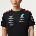 Tommy Hilfiger T-shirt d'équipe Mercedes-AMG F1 Noir