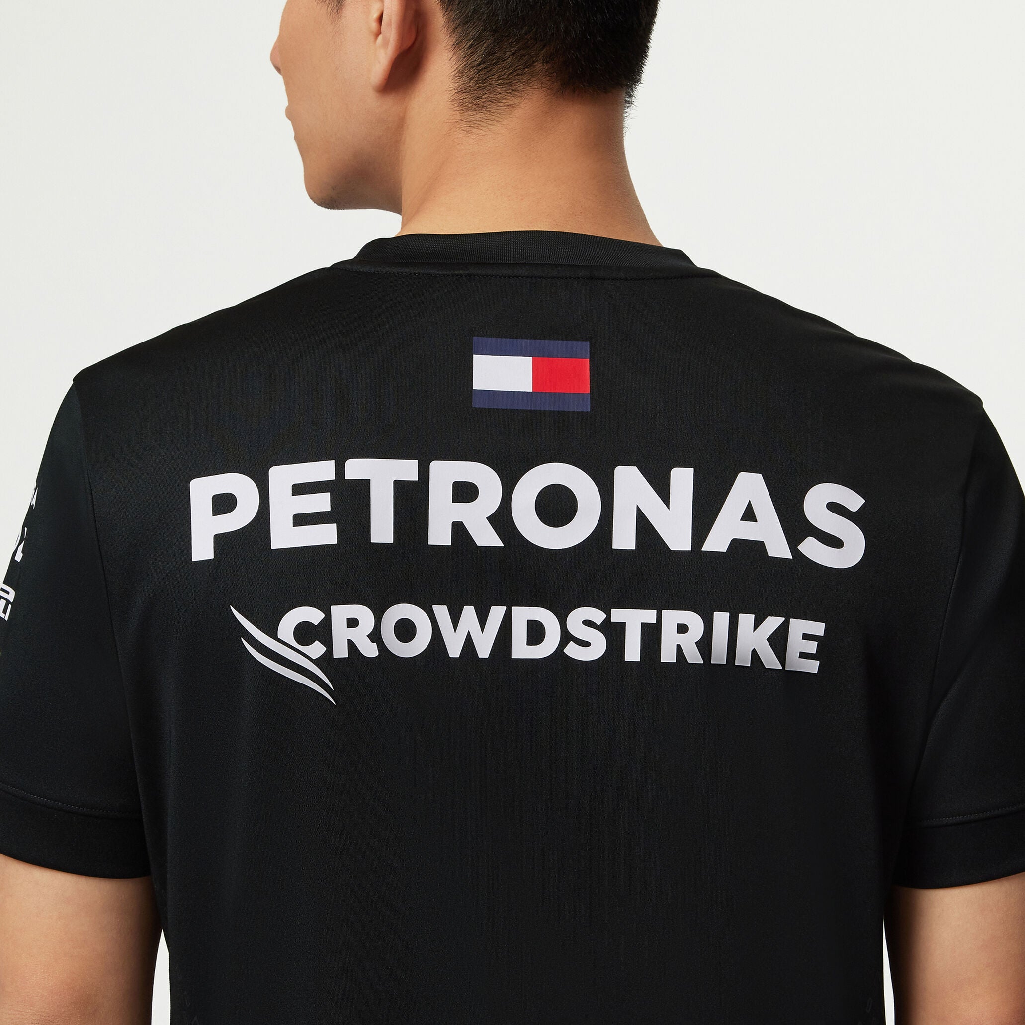 Tommy Hilfiger T-shirt d'équipe Mercedes-AMG F1 Noir