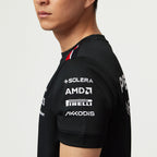 Tommy Hilfiger T-shirt d'équipe Mercedes-AMG F1 Noir